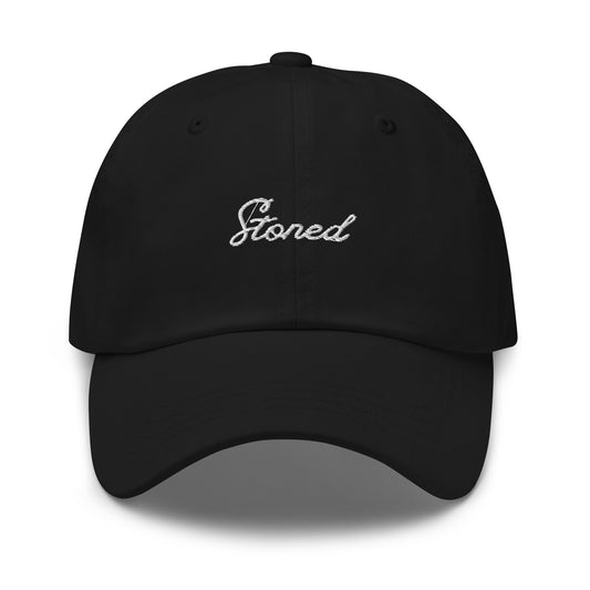 Stoned Embroidered Dad Cap