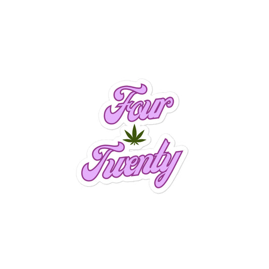 Four-Twenty Sticker